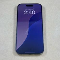 Apple iPhone 15 pro 128gb T-Mobile in natural titanium