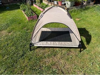 Elevated Dog Bed with Canopy