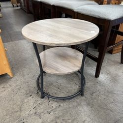 Round Side End Table 