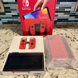 Nintendo Switch Oled Red Mario Edition 