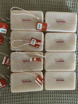 New! 8 Havaianas Glitter Bags Retails $34 Each