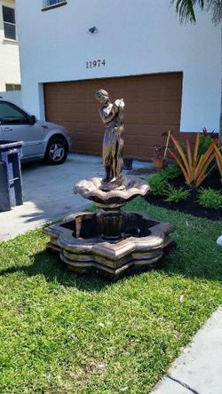 Lady water fountain