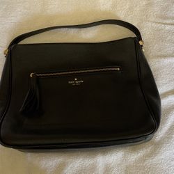 Black Leather Kate Spade