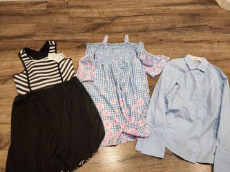 Girls Size 16 Dresses And Dress Shirt 