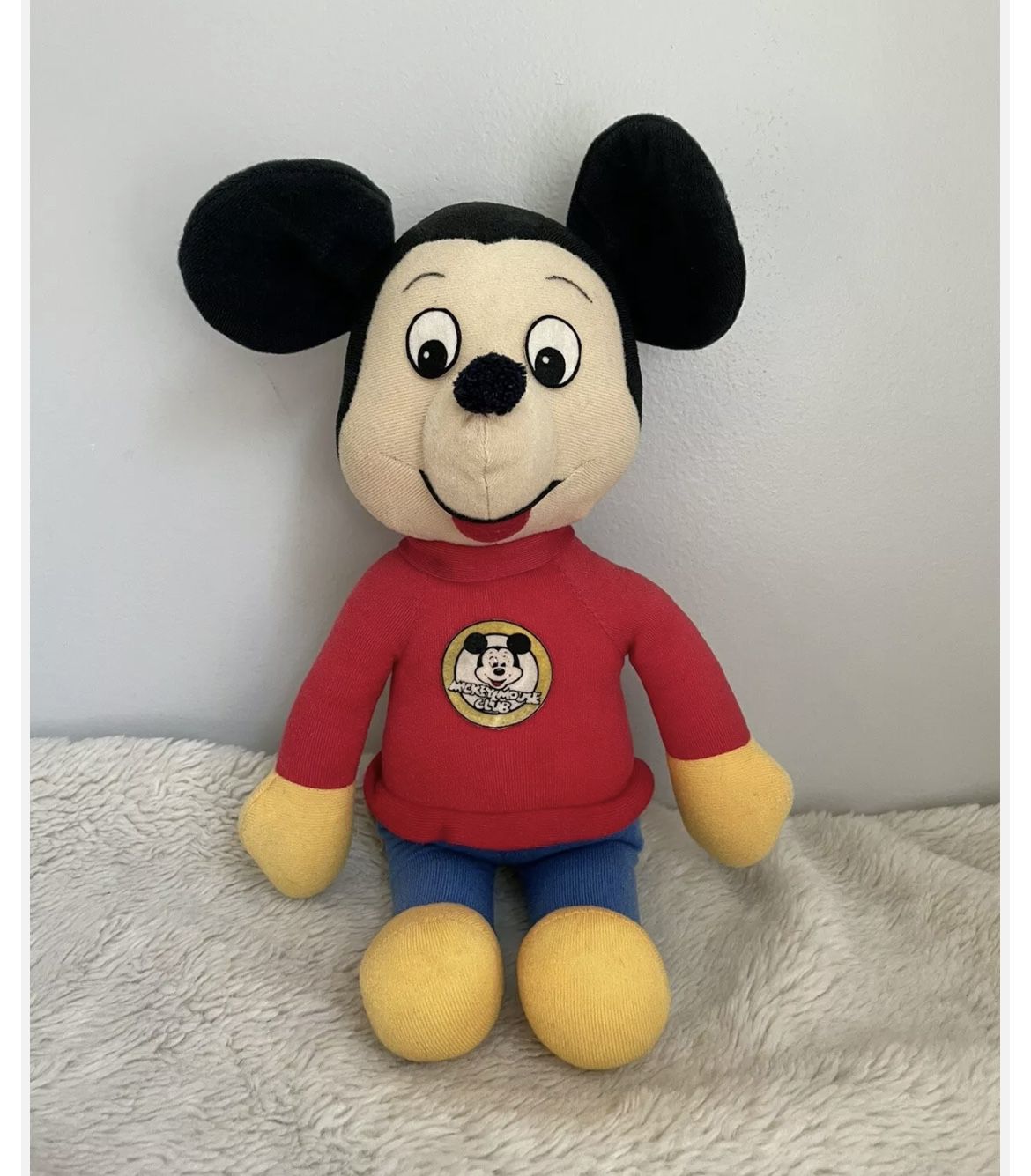 Vintage Disney Mickey Mouse Plush Toy Mickey Mouse Clubhouse 