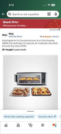 Ninja Digital Air Fry Countertop Oven