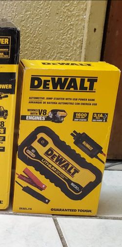Dewalt Automotive Jump Stater With Usb Power Bank