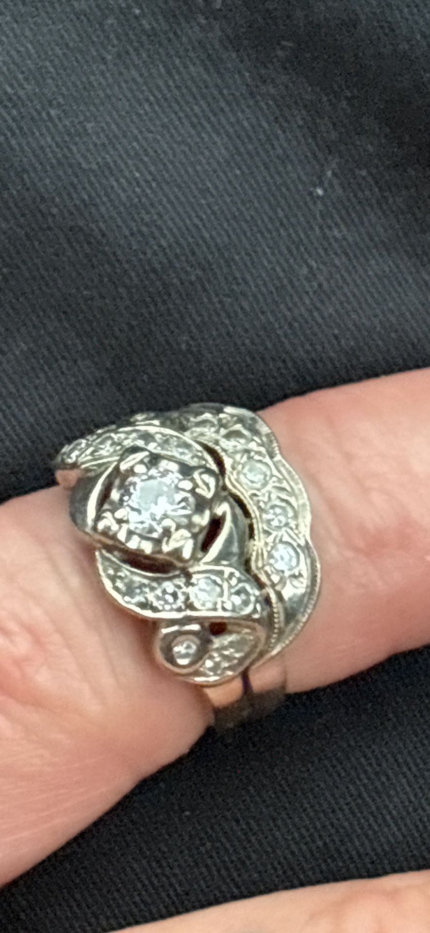 14k White Gold 7grams Engagement/Wedding Ring