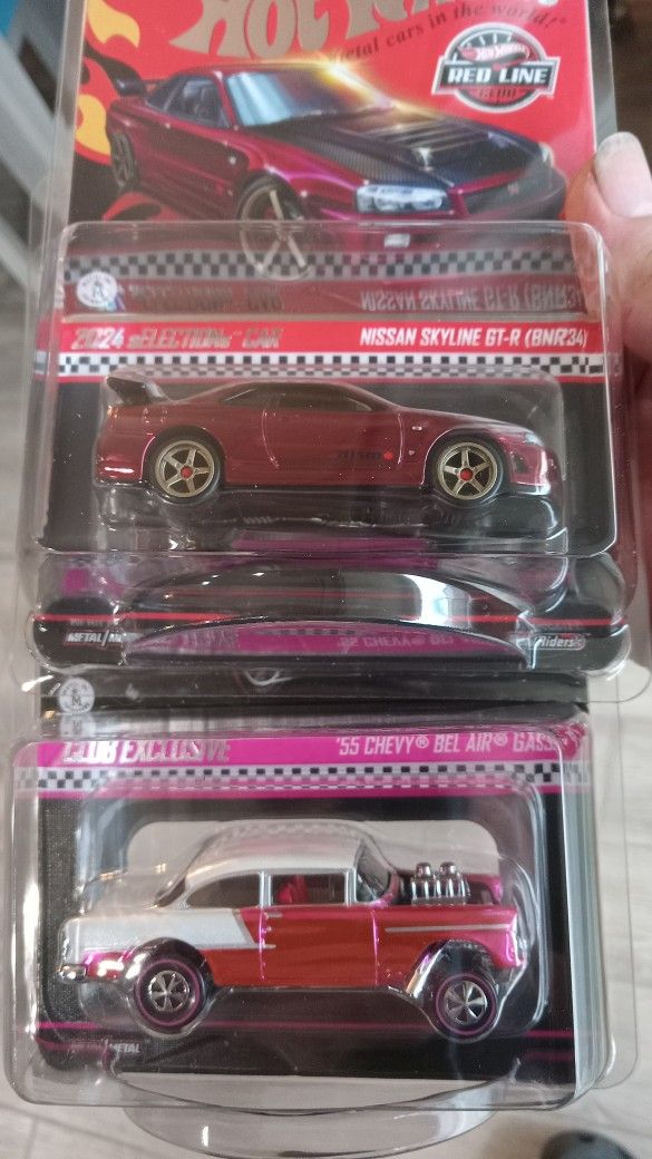 Hot Wheels RLC Skyline & Pink Chevy Gasser Pair