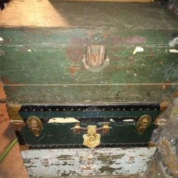 3 Wooden Chest / Foot Lockers