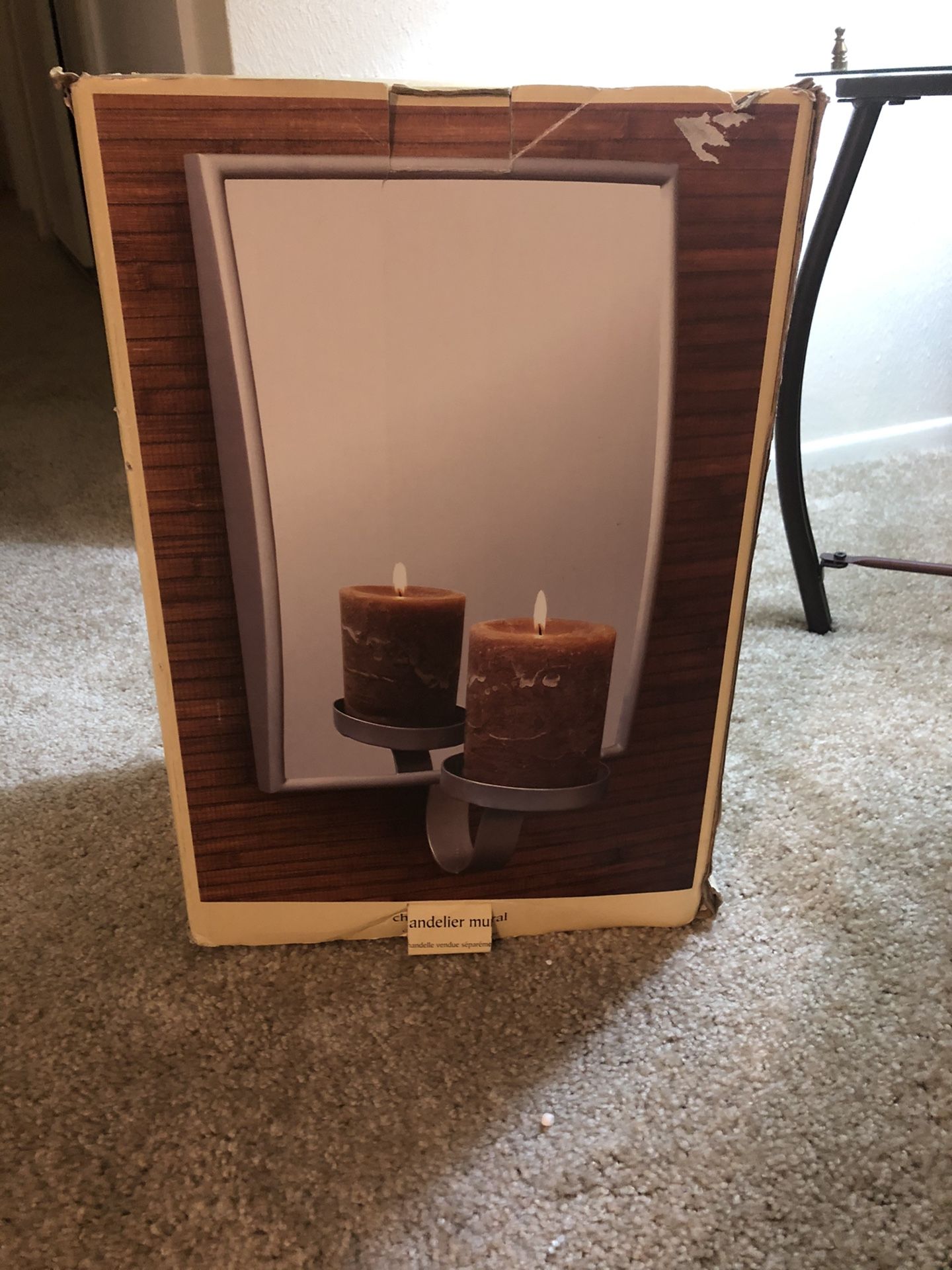 Wall sconce with mirror for Y. $10For One or Both For $15