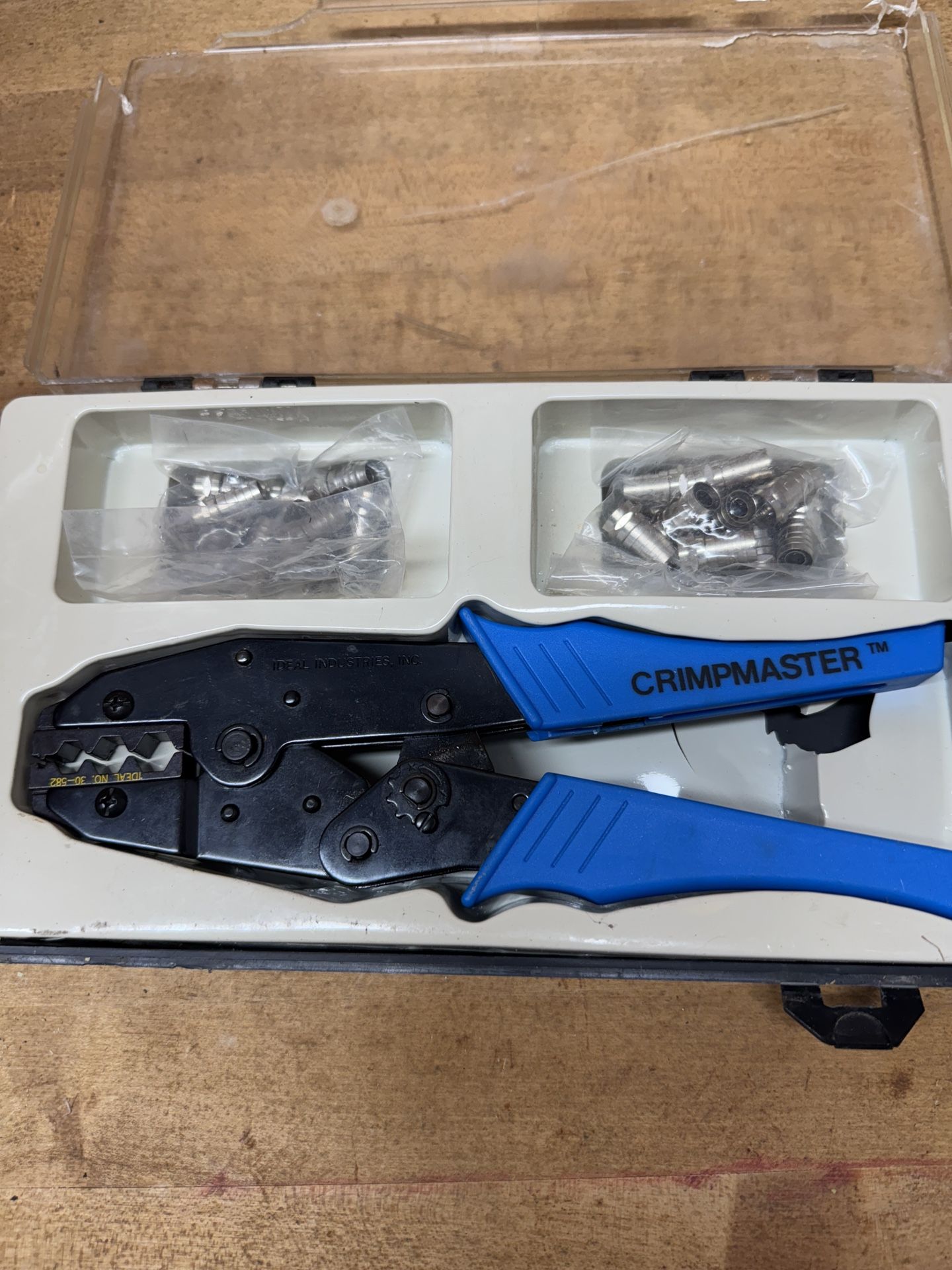 Ideal Crimpmaster Ratcheting Coax Crimp Tool Model 30-582