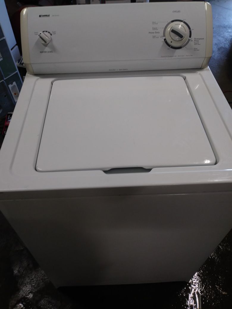 Kenmore washer works great heavy duty extra load capacity
