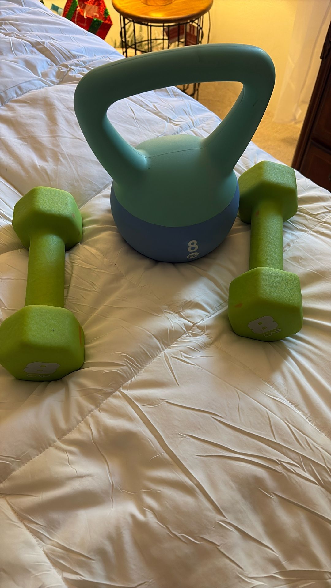 2 8pounds Weight With 8pound Kettle Ball