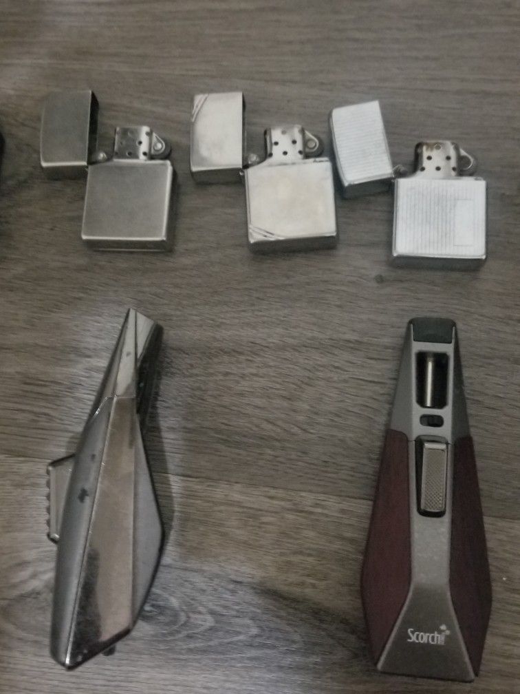3 Of Zippo Lighters And Difference Brand Lighters