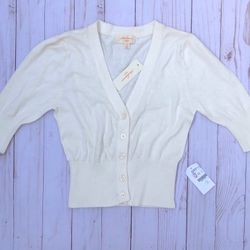 Ambiance Cream Cardigan Sweater