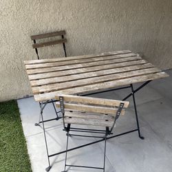 Ikea Outdoor Table  and Chair