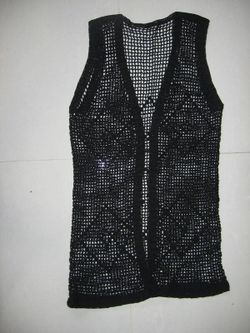 Crochet vest.