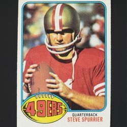 1976 Topps 274  Steve Spurrier  49ers Football Card