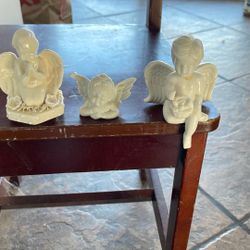 Three Angel Figurines