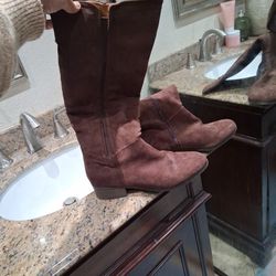 Brown High Boots 
