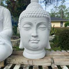 Concrete Buddha Head