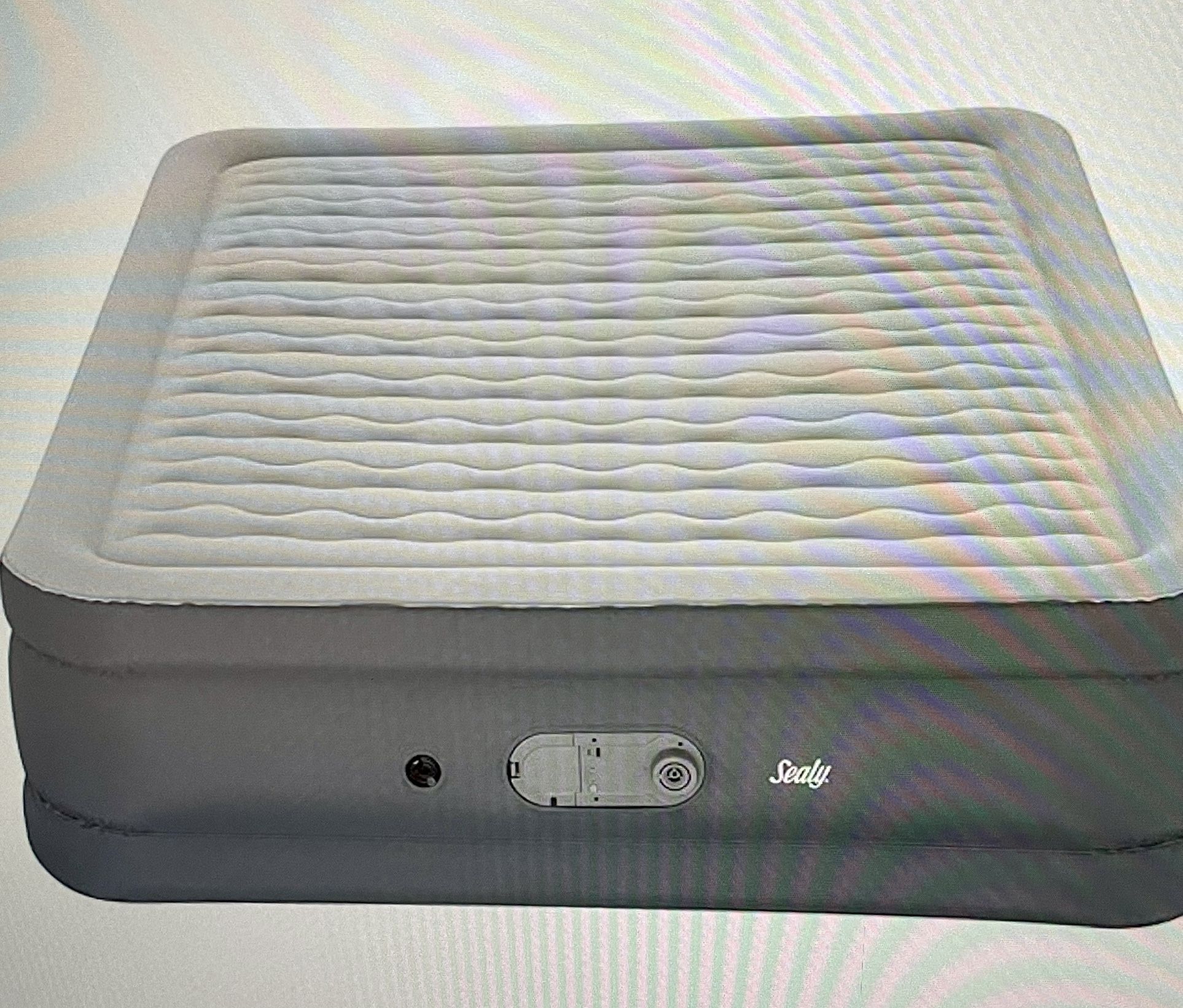 Sealy: AlwayzAire Tough Guard 18” Air bed - Queen - Built-in Dual Pump, Inflatable Matress