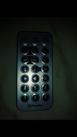 Premier Car Stereo - Radio Wireless Remote Control