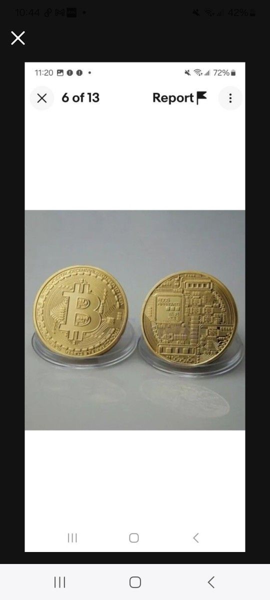 2pcs. .999 Fine Copper Round 24k Gold Plated. Anti Tarnish Resistant