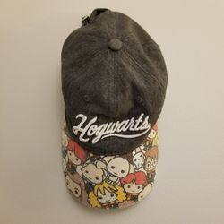 Harry Potter Hogwarts Baseball Cap Gray Adjustable