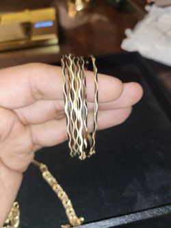 Bangel Bracelets Solid 14k Gold 