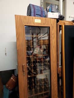84 Bottle Wine Fridge Cooler. All Wood Exterior
