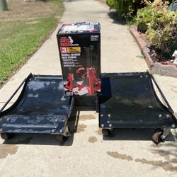 Selling Two Car Dolly’s And Two Car Stands 