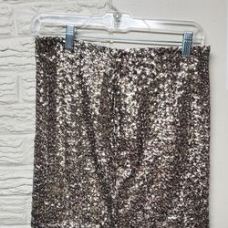 Gold Sequin Skirt