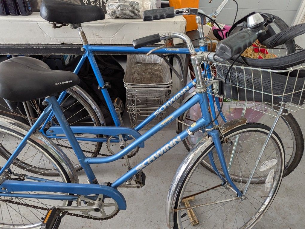 Two Vintage Schwinn Bikes