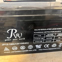 I Have Two Rv 100AH Agm Batteries Tested Great. Customer Swapped With Lipo 4