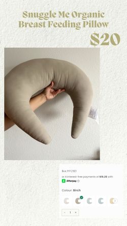 Snuggle Me Organic Breastfeeding Pillow