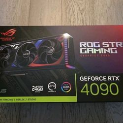ASUS ROG Strix GeForce RTX 4090 OC 24GB GDDR6X Graphics Card - Perfect Condition