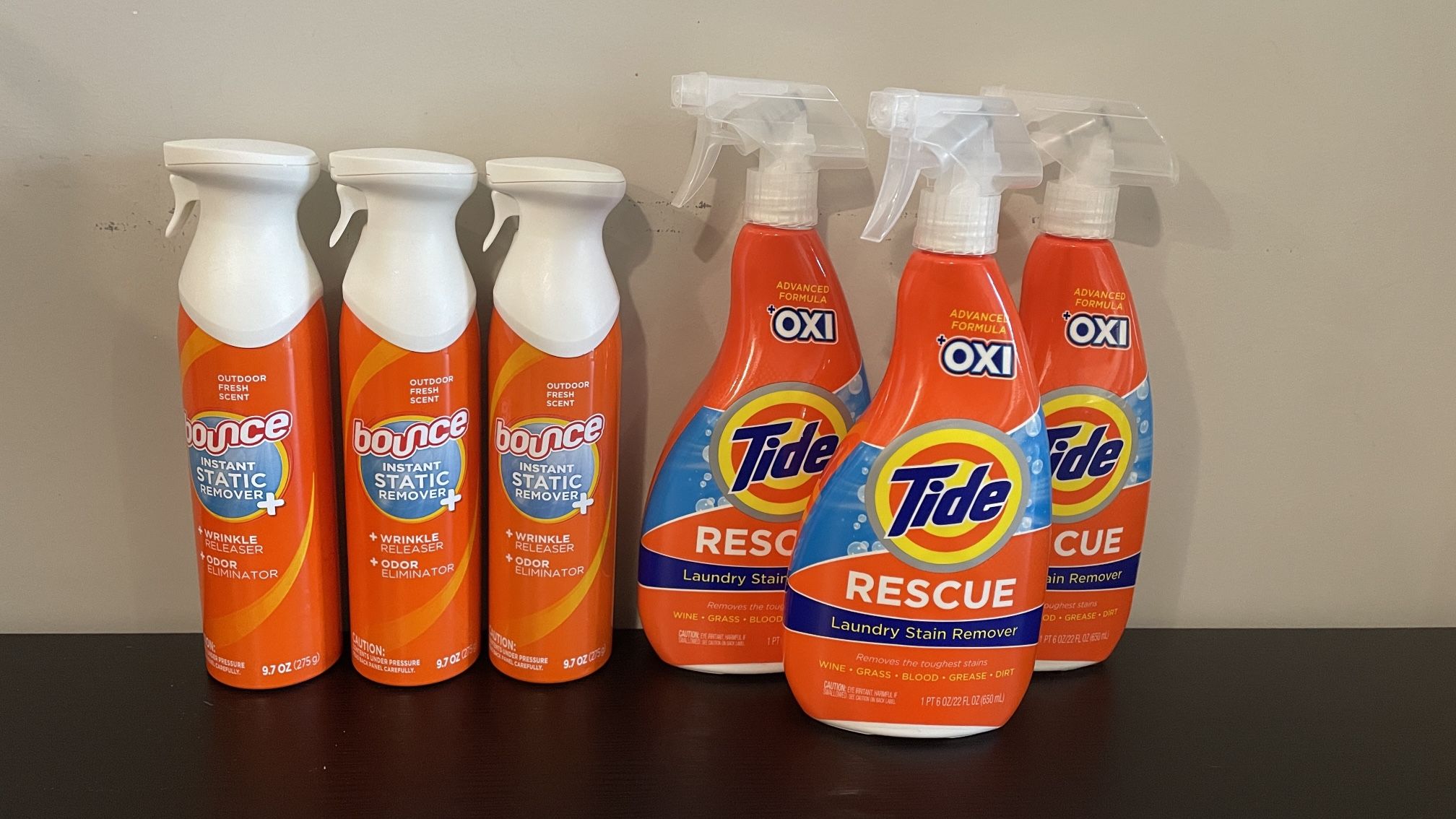 Bounce/tide Stain Remover 6packs $27