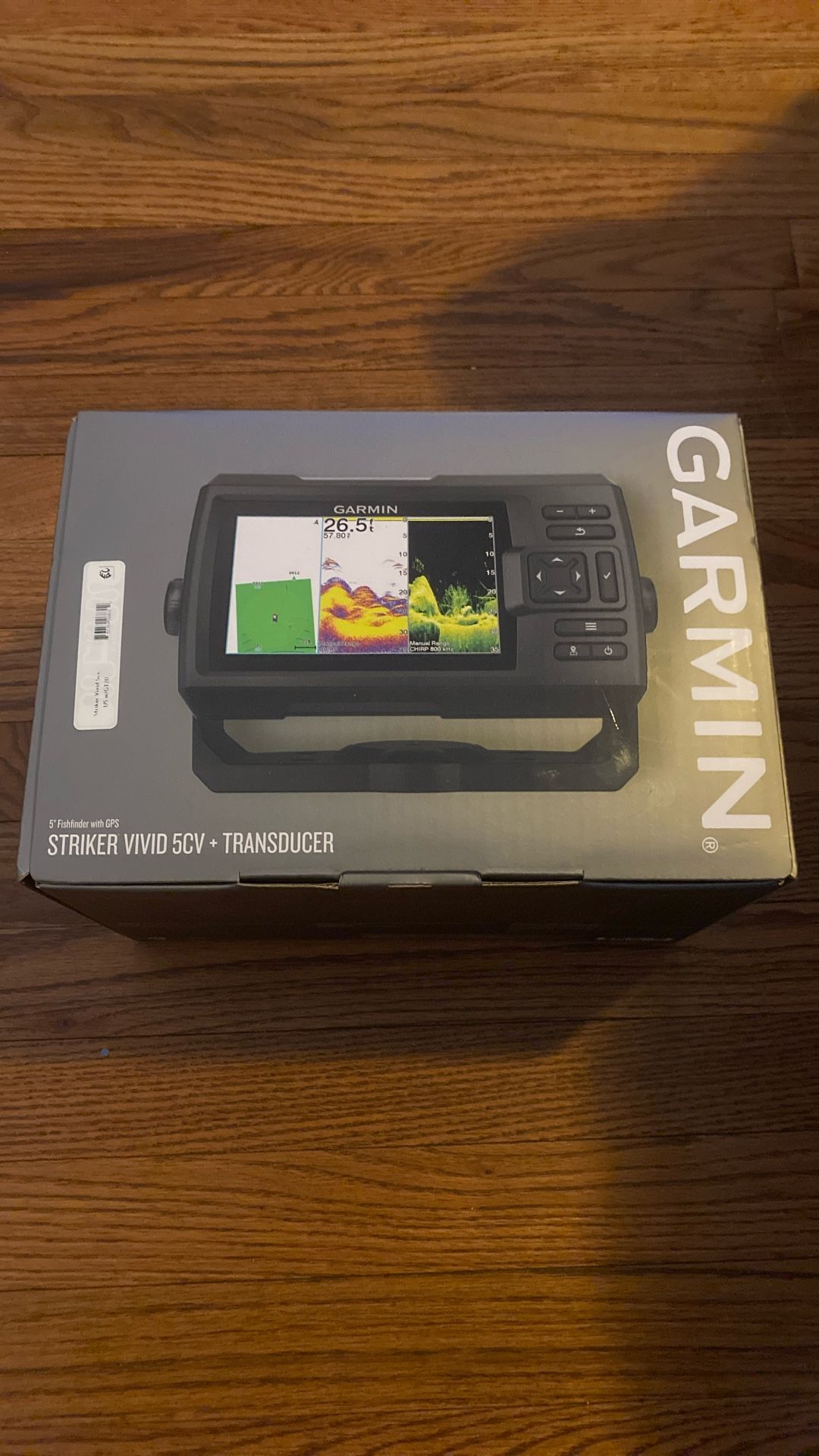 Garmin Fishfinder With GPS Striker Vivid 5cv + Transducer
