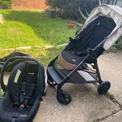 Safety 1st car seat and stroller