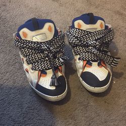 Blue and orange lanvins