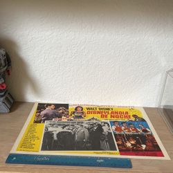 Walt Disney Movie Poster 1962 “ Disneylandia De Noche”