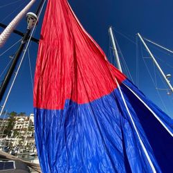 Precision Sails - Aysm Spinnaker made for a 42 ft Jeannau