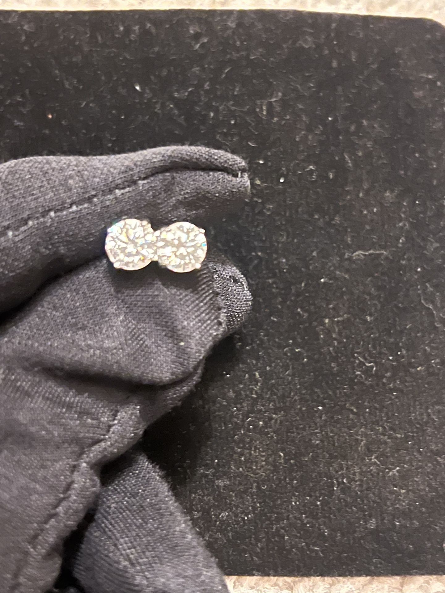 VVS Moissanite Earrings (6.5mm / 1ct Each) 💎🔥