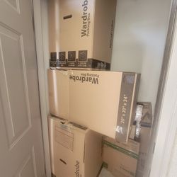 3 Wardrobe Moving Boxes