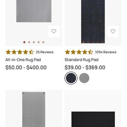 Ruggable  Carpet Backing Pads