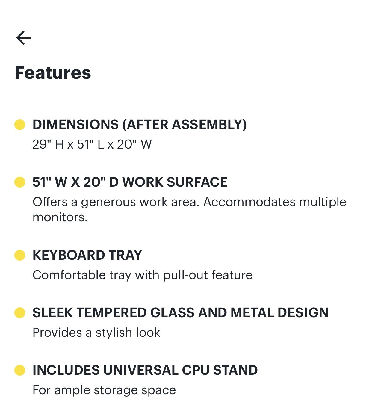 Brand New Computer Desk