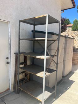 Metal shelving