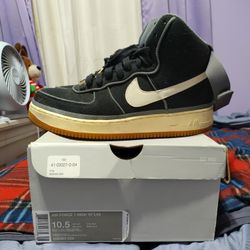 Nike Air Force 1 High 07 LV8 Black Orange Gum Size 10.5